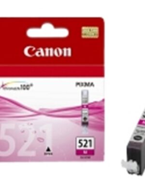 Cartucho tinta canon cli 521m magenta 9ml pixma 3600 - 4600 - 4700 - mp540 - 550 - 560 - 620 - 630 - 640 - 980 - mx860 - 870
