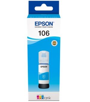 Cartucho tinta epson c13t00r240 106 ecotank cyan ink et - 7700 - et - 7750